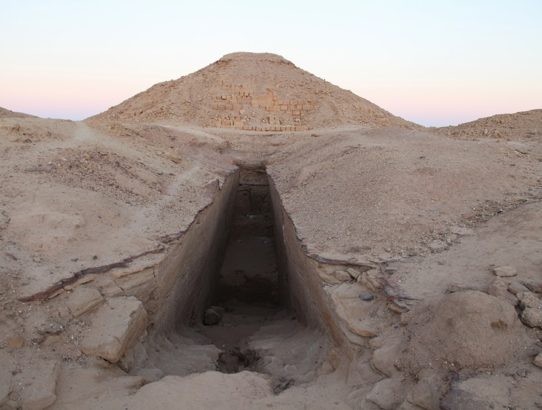 Excavating a pyramid!